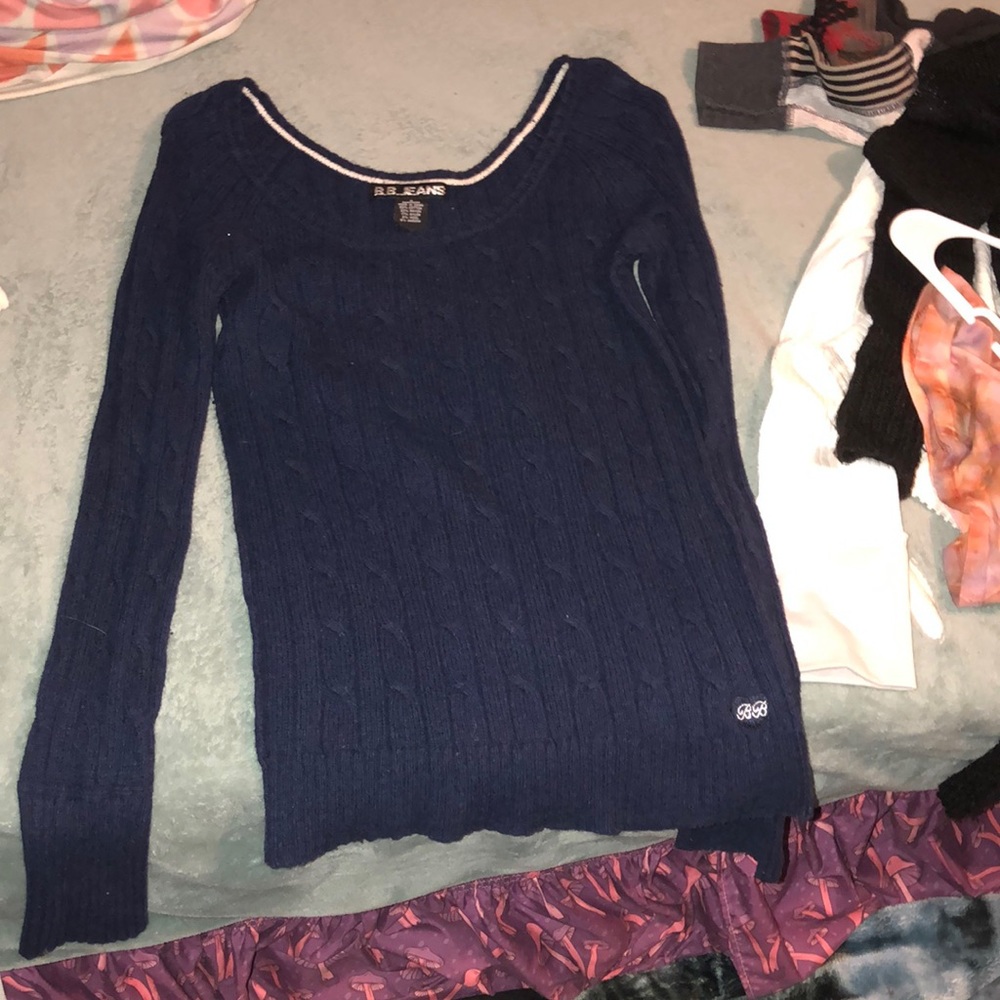 Cable knit sweater
